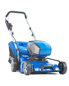 Hyundai 42cm Cordless 40v Lithium-Ion Battery Lawnmower with Battery and Charger  HYM40LI420P