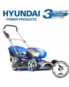 Hyundai 80V Lithium-Ion Cordless Battery Powered Lawn Mower 45cm Cutting Width With Battery and Charger  HYM80LI460P
